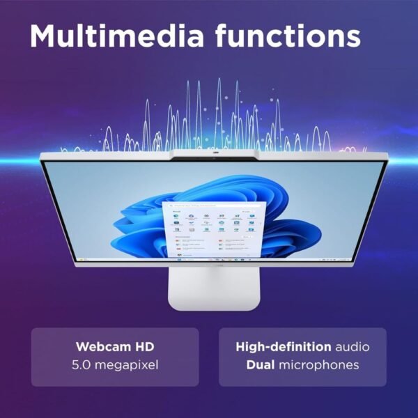 Lenovo A100 All in one Intel® N100 23.8" FHD (1920x1080) 3-Side Edgeless All-in-One Desktop